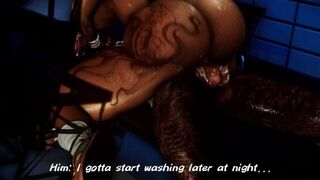 Freaky neighbor met me in the Laundry room - porn video