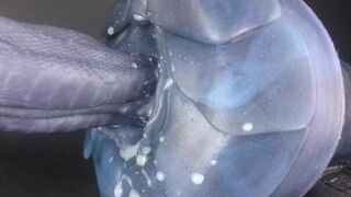 Bad Dragon Orochi fucks Janine in cum LUSTFULROOM - porn video