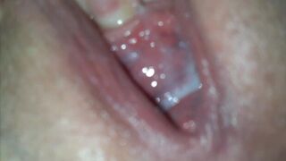 Creamy Cervix and Pussy Gape - porn video