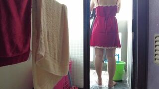 Indo terbaru main ke kontrakan cewek cantik lagi nyuci baju - porn video